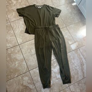 Madewell Olive Green Lounge Set